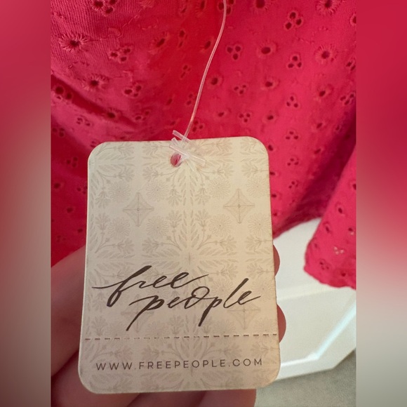 NWT Free People Strawberry Spritz Dress – Size Large - Picture 5 of 7